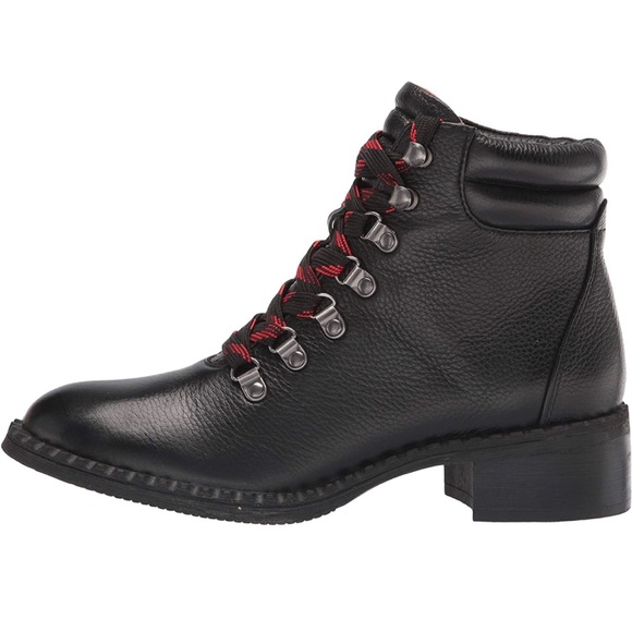 NIB 7.5 Black Gentle Souls Kenneth Cole Brooklyn Lace Up Ankle Boot - Picture 10 of 14